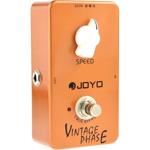  JOYO JF-06 Vintage Phase Guitar Effect Pedal - True Bypass, DC 9V and Battery Supported