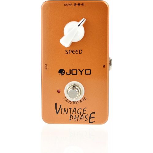 JOYO JF-06 Vintage Phase Guitar Effect Pedal - True Bypass, DC 9V and Battery Supported