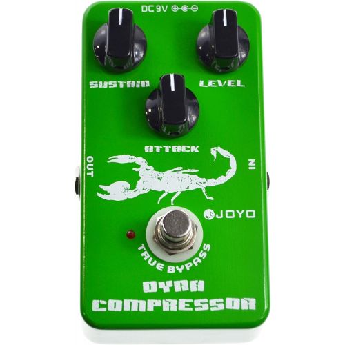  JOYO JF-10 Dynamic Compressor Guitar Effect Pedal - True Bypass, DC 9V and Battery Supported