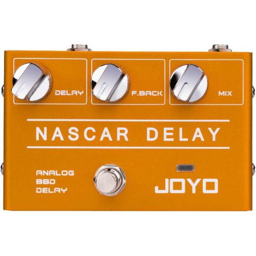  JOYO Analog Delay Effect Pedal R Series Vintage Warm Natural Sound for Sentimental Electric Guitar Solo (Nasscar R-10)