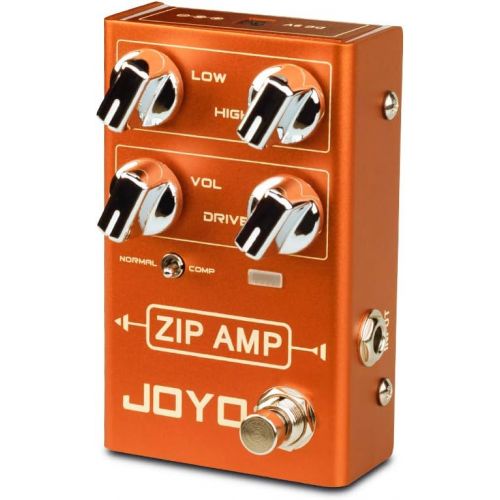  JOYO Overdrive Pedal R Series OD Pedal Rock Compression Tone with Gain COMP for Electric Guitar Effect (ZIP AMP R-04)