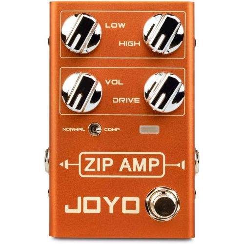  JOYO Overdrive Pedal R Series OD Pedal Rock Compression Tone with Gain COMP for Electric Guitar Effect (ZIP AMP R-04)