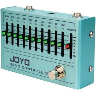 JOYO EQ Pedal 10 Band Equalizer (31.25Hz-16kHz) for Electric Guitar & Bass Including 4-string/ 5-string / 6-string/ 7-string Guitars (R-12)
