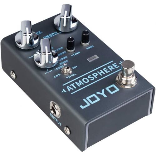  JOYO Reverb Pedal 9 Digital Reverb Types with Modulation and Trail Function for Electric Guitar Effect (Atmosphere R-14)