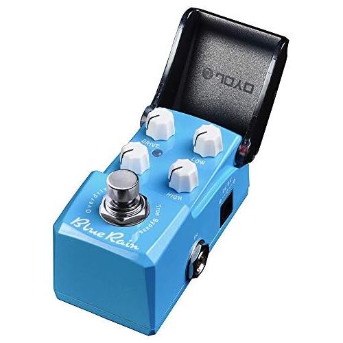  JOYO Overdrive Mini Pedal for Electric Guitar Pedal Effect - True Bypass Ironman Series (Blue Rain JF-311)