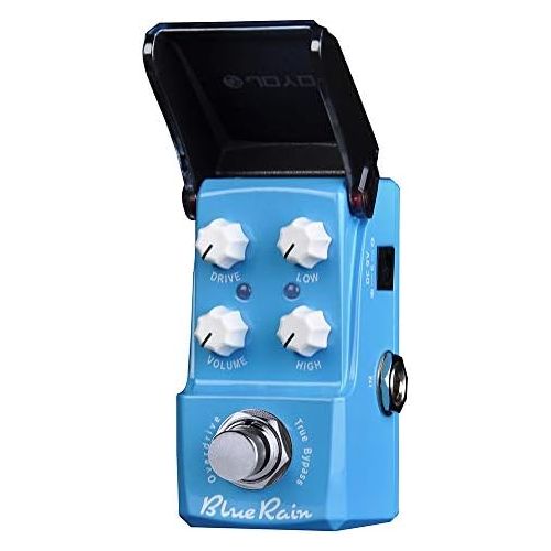  JOYO Overdrive Mini Pedal for Electric Guitar Pedal Effect - True Bypass Ironman Series (Blue Rain JF-311)