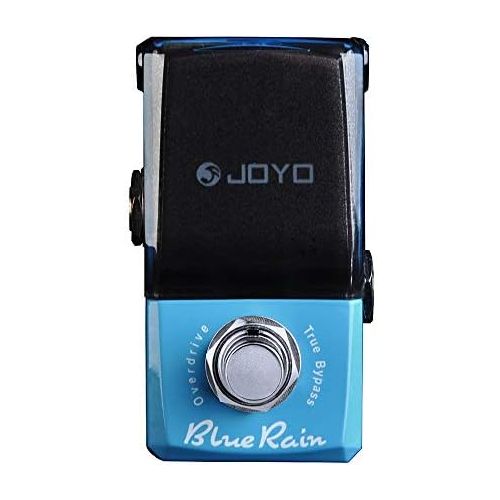  JOYO Overdrive Mini Pedal for Electric Guitar Pedal Effect - True Bypass Ironman Series (Blue Rain JF-311)