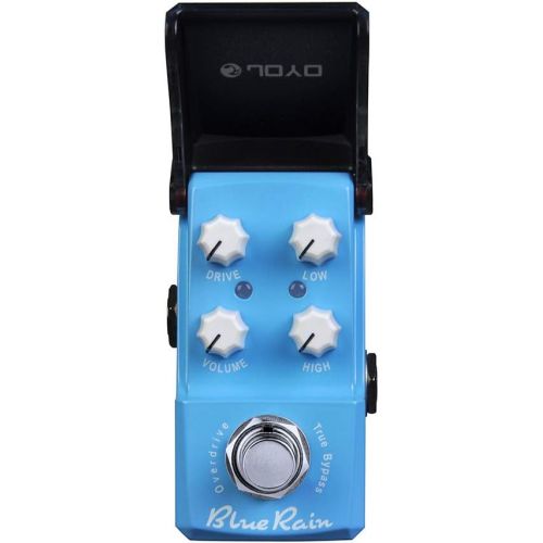  JOYO Overdrive Mini Pedal for Electric Guitar Pedal Effect - True Bypass Ironman Series (Blue Rain JF-311)