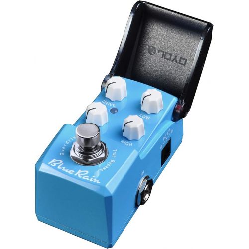  JOYO Overdrive Mini Pedal for Electric Guitar Pedal Effect - True Bypass Ironman Series (Blue Rain JF-311)