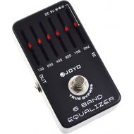 JOYO JF-11 6 Band EQ Pedal Equalizer Guitar Pedal for Electric Guitar Effect Pedal, DC 9V and Battery Supported