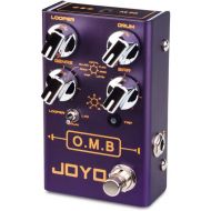 JOYO Looper & Drum Machine Pedal (Looper Cycle Recording/Drum Machine/Looper+Drum) for Electric Guitar Effect (O.M.B R-06)