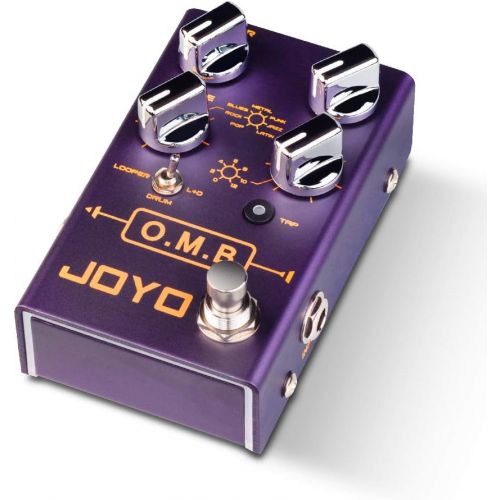  JOYO Looper & Drum Machine Pedal (Looper Cycle Recording/Drum Machine/Looper+Drum) for Electric Guitar Effect (O.M.B R-06)