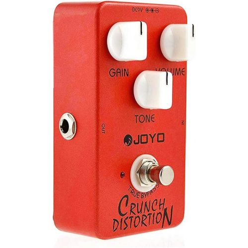  JOYO Distortion Pedal Crunch Distortion of British Classic Rock Distortion Effect for Electric Guitar- True Bypass (JF-03)