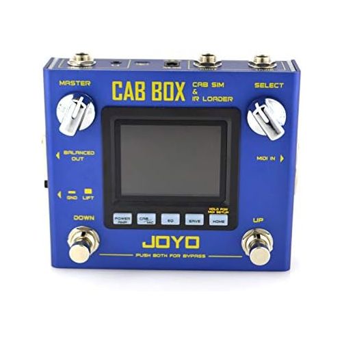  [아마존베스트]JOYO Audio Joyo R-08 Cab Box, Get the sound of famous boxing and legendary microphones in a stunning pedal