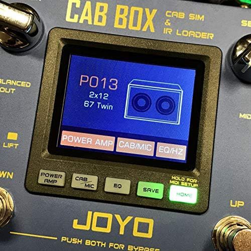 [아마존베스트]JOYO Audio Joyo R-08 Cab Box, Get the sound of famous boxing and legendary microphones in a stunning pedal
