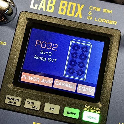  [아마존베스트]JOYO Audio Joyo R-08 Cab Box, Get the sound of famous boxing and legendary microphones in a stunning pedal