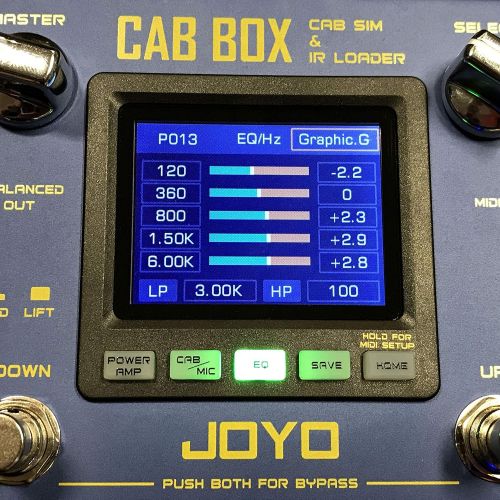  [아마존베스트]JOYO Audio Joyo R-08 Cab Box, Get the sound of famous boxing and legendary microphones in a stunning pedal