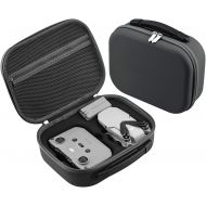 JOYSOG Carrying Case for DJI Mavic Mini 2, Portable PU Hard Shell Storage Bag Handbag for Mavic Mini 2 Drone Controller Accessories