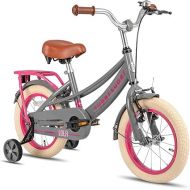 JOYSTAR Petal Girls Bike for Toddlers and Kids, 12 14 16 Kids Bike with Basket for Age 2-9 Years Old Girls, Children's Bicycle, Multiple Colors