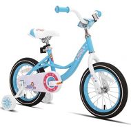 [아마존핫딜][아마존 핫딜] JOYSTAR 12 14 16 Inch Kids Bike with Training Wheels for 2-7 Years Old Girls 29 - 45 Tall, Toddler Bike with 85% Assembled, Blue, Pink, Purple