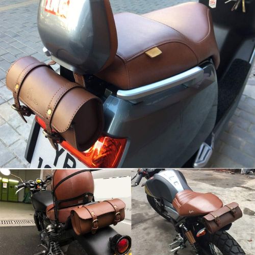  JOYSTAR Bicycle Bags Handlebar Under Seat Retro Classical Mountain MTB Road Bike Leather Bag for Cell Phone Saddle Tail Rear Pouch Seat Storage Objects Box Cycling Case Carry Acces