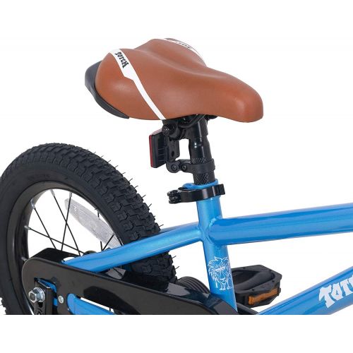  JOYSTAR Totem Kids Bike for 2-9 Years Old Boys Girls, BMX Style Kid Bicycles 12 14 16 18 Inch with Training Wheels, 18 Inch Children Bikes with Kickstand and Handbrake, Blue Ivory
