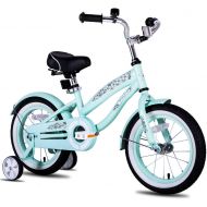 JOYSTAR 12 14 16 Kids Cruiser Bike for Ages 2-7 Years Old Girls & Boys, Kids Bike with Training Wheels & Coaster Brake, Single Speed Cruiser Bicycles for Children