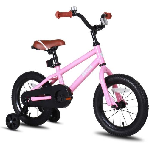  JOYSTAR Kids Bike with DIY Sticker for Enclose Chain Guard, Kids Bicycle with Training Wheel for Boys & Girls (12, 14, 16 inch)