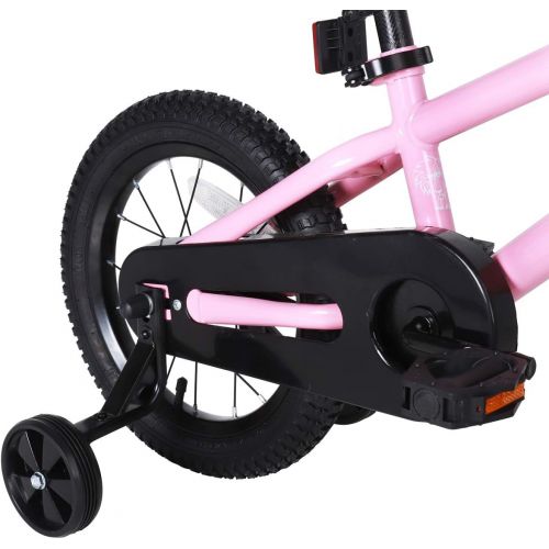  JOYSTAR Kids Bike with DIY Sticker for Enclose Chain Guard, Kids Bicycle with Training Wheel for Boys & Girls (12, 14, 16 inch)