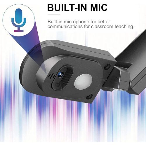  [아마존베스트]JOYUSING 8MP USB Document Camera for Teacher with LED Supplemental Light, OCR Function, Excellent for Distance Education and Web Conferencing