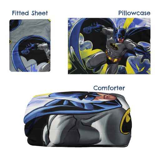  JPI JP Import LLC Batman in City 4pc Full Bed Set Standard