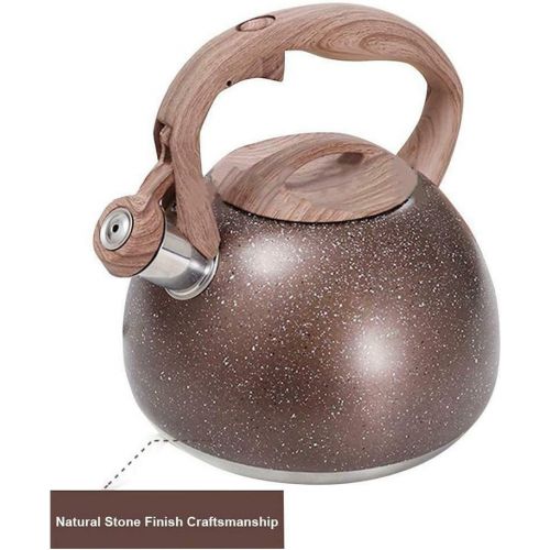  JPMSB 3L Stainless Steel Automatic Whistling For Gas Stove Cookware With Wood Handle Coffee Water Pot Tea Kettle Large Capacity