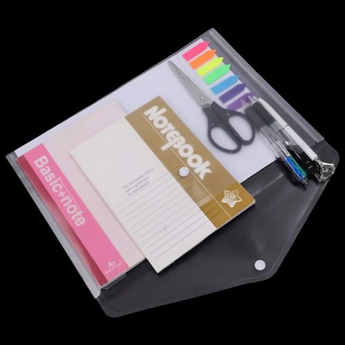  [아마존핫딜][아마존 핫딜] JPSOR 40pcs Plastic Envelopes,Clear Poly Envelope Waterproof File Folder with Snap Button, US Letter/A4 Size