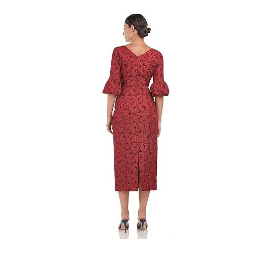  JS Collections Women's Brielle Column Midi Dress