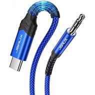 [아마존베스트]JSAUX USB C to Jack AUX Cable 1 m, USB C to 3.5 mm Jack Car Headphone Adapter Nylon Braided Aux Cable for Huawei P40/P30/P20/Mate 20/30, Samsung Galaxy S20/S20+/Note20/10/A8/A80, O