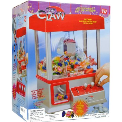  ETNA PRODUCTS CO INC Carnival Crane Claw Game - Features Animation and Sounds for Exciting Pretend Play - Ages 8+