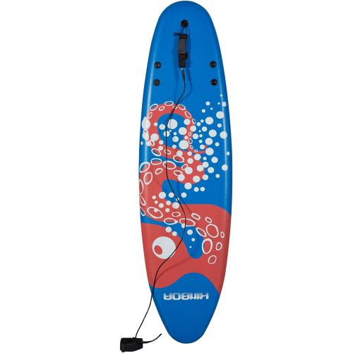  JSUN7 6 Boards Surfing Beach Surfboard Bodyboard Surfing Foamie Board with Removable Fins for Kids, Adult, Beginners