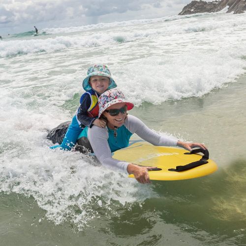  JSUN7 45 Inch Body Board, Lightweight Bodyboard with Handles Surfboard for Two People, Parent-Child Surfing Board