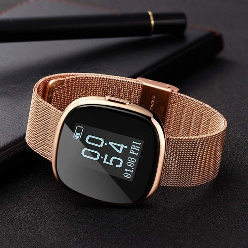  JSX Metal Material IP67 Waterproof Smart Bracelet, Heart Rate Activity Tracker Fitness Wristband Smart Watch, Calorie Counter Sports Watch