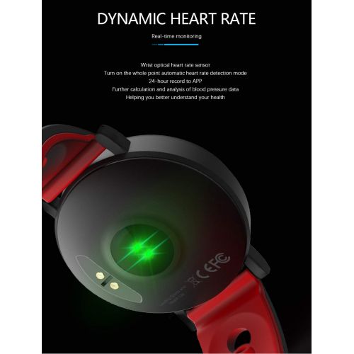  JSX IP67 Waterproof Smart Bracelet, Heart Rate Activity Tracker Fitness Wristband Smart Watch, 4 Colors, Bluetooth 4.0