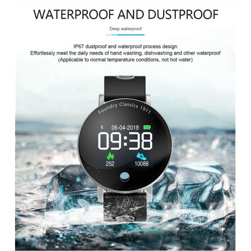  JSX IP67 Waterproof Smart Bracelet, Heart Rate Activity Tracker Fitness Wristband Smart Watch, 4 Colors, Bluetooth 4.0