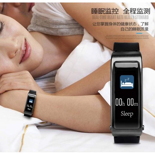  JSX Smart Fitness Tracker, Activity Tracker Pedometer Watch and Sleep Monitor Smart Bracelet, Support for Headset Calls