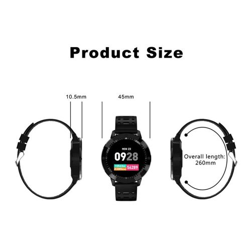  JSX IP67 Waterproof Smart Bracelet, Heart Rate Activity Tracker Fitness Wristband Smart Watch for iOS and Android Phones