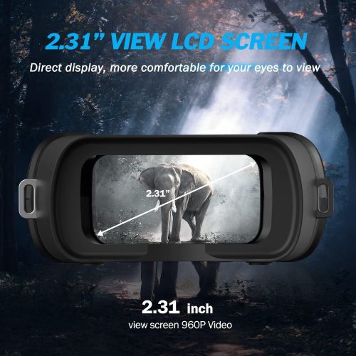  [아마존베스트]JStoon Night Vision Goggles Night Vision Binoculars - Digital Infrared Binoculars with Night Vision with 32 GB Memory Card