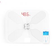 JTHKX Hot Wifi White Smart Lite Premium Digital Home Scale Weighing Scale Body Fat Scale Bluetooth Scale App Support - Branco
