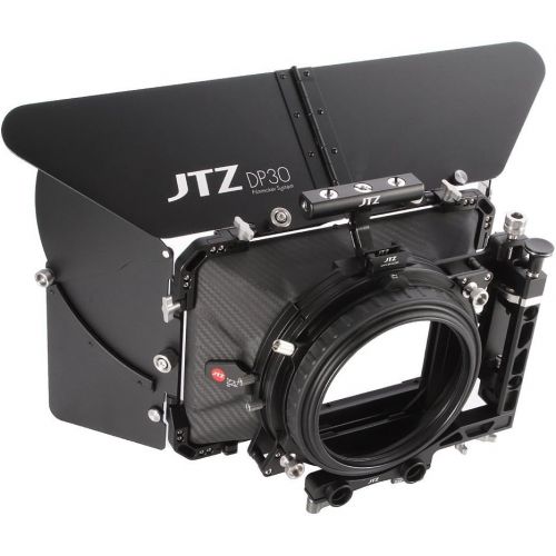  JTZ DP30 Cine Carbon Fiber 4x5.65 Inch Swing-Away Matte Box 15mm / 19mm Rod Railblocker for Sony FS5 FS7 ARRI RED Canon C100 C200 C300 Blackmagic BMPCC 4K 6K Pro BMCC Pocket Cinema