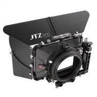 JTZ DP30 Cine Lens Carbon Fiber 4x4 Swing-Away Matte Box with 15mm/19mm Rod Rail Rig for Sony FS5 FS7 ARRI RED Canon C100 C200 C300 BM D Blackmagic BMPCC BMCC Pocket Cinema Panason