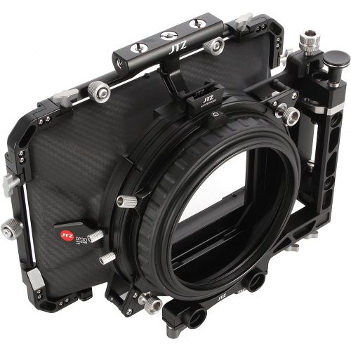  JTZ DP30 Cine Lens Carbon Fiber 4x4 Swing-Away Matte Box with 15mm/19mm Rod Rail Rig for Sony FS5 FS7 ARRI RED Canon C100 C200 C300 BM D Blackmagic BMPCC BMCC Pocket Cinema Panason