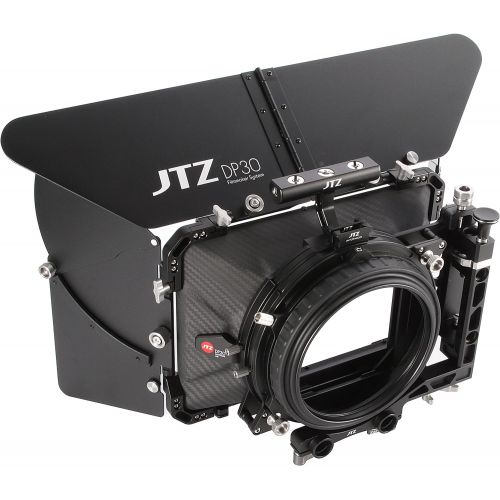  JTZ DP30 Cine Lens Carbon Fiber 4x4 Swing-Away Matte Box with 15mm/19mm Rod Rail Rig for Sony FS5 FS7 ARRI RED Canon C100 C200 C300 BM D Blackmagic BMPCC BMCC Pocket Cinema Panason