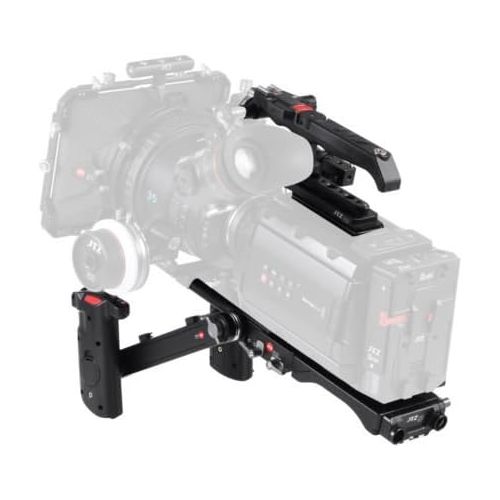  JTZ DP30 15mm Rail Base Plate + Electtronic Top Handle + Electronic Hand Grip Rig for Blackmagic URSA Mini (Support Zoom,Focus,REC StartStop,IRIS,etc)